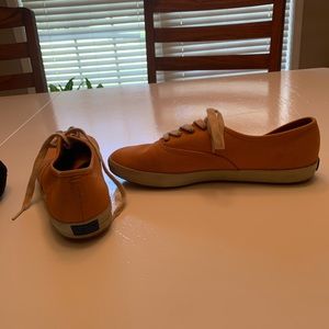 Orange shoes